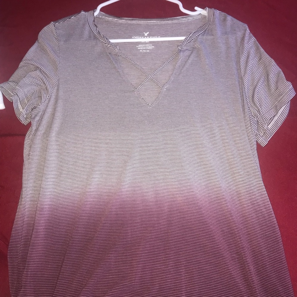 striped t-shirt from american eagle!